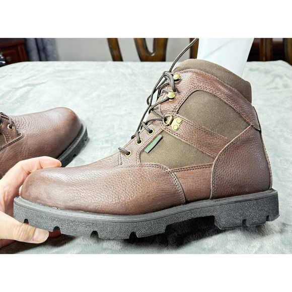 Georgia Boot Boots Mens Size 12 W Brown Leather Waterproof Work G105 Safety Toe main image 6